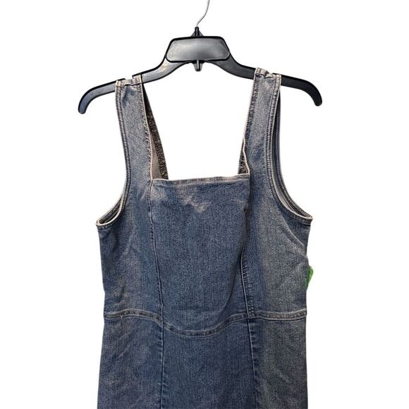 Tinseltown XL Blue Denim Jumpsuit Dress NWT - Picture 4 of 13